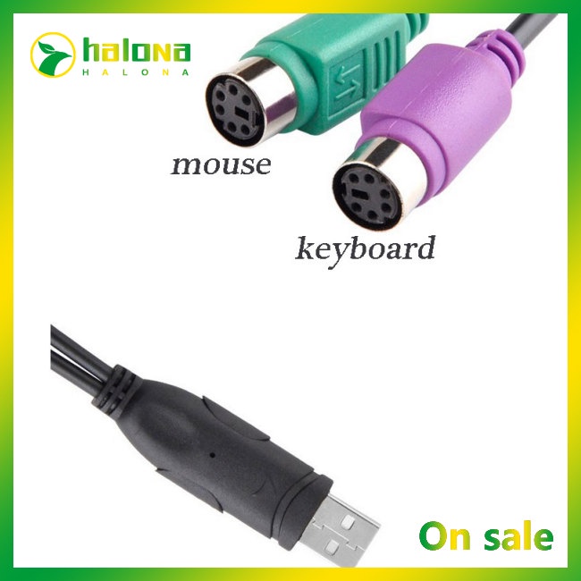 Dây Cáp Chuyển Đổi USB Sang PS2 Cho Máy Quét Bàn Phím Và Máy Quét Bàn Phím