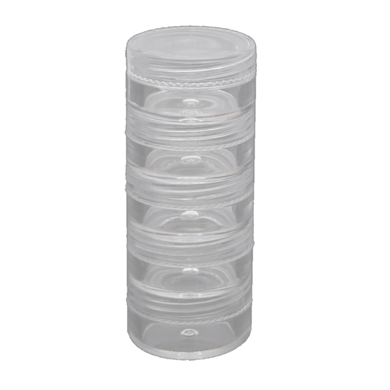 ✿ 1 Set Hộp Nhựa 5 Tầng Đựng Hạt Cườm Làm Đồ Thủ Công