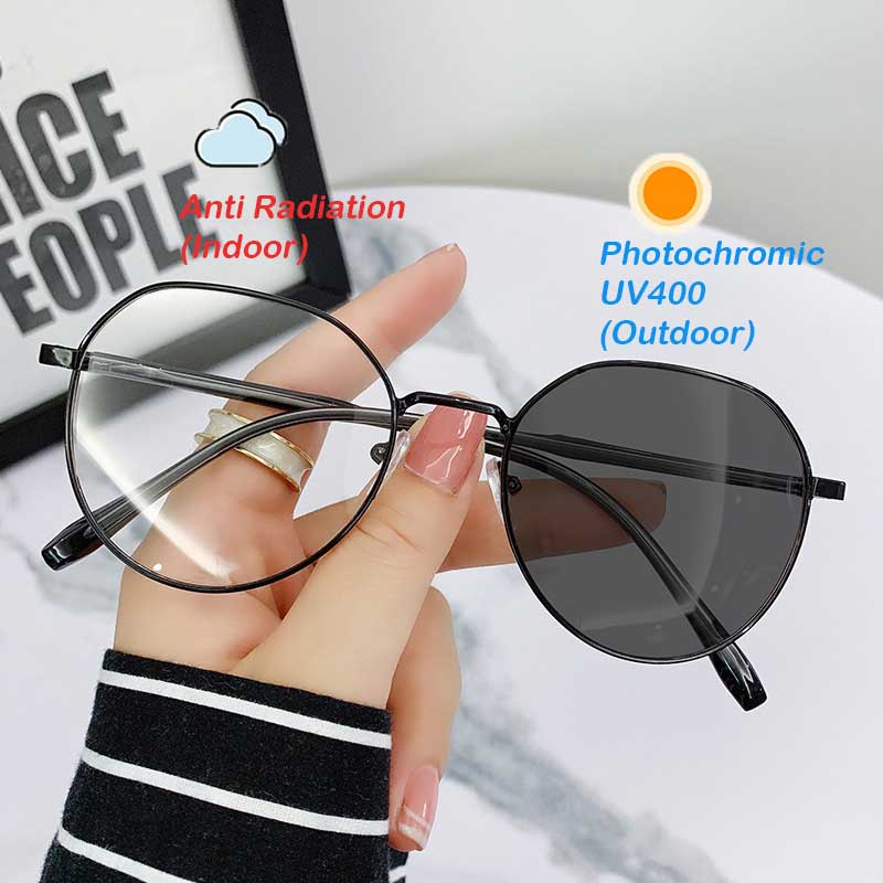 Mắt Kính Chống Bức Xạ Quang Học Thời Trang Cho Nữ