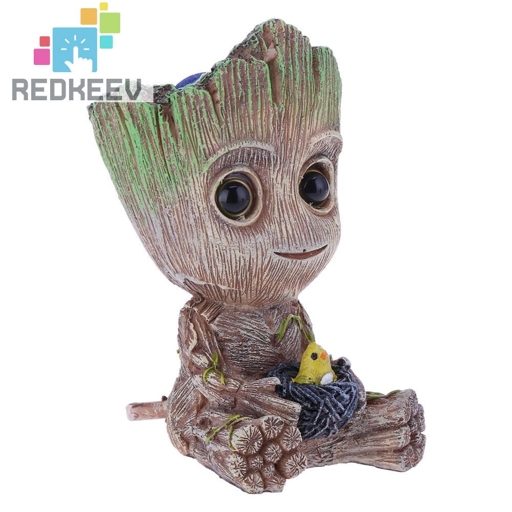 Thiết bị sục khí oxy cho bể cá mini hình người cây dễ thương