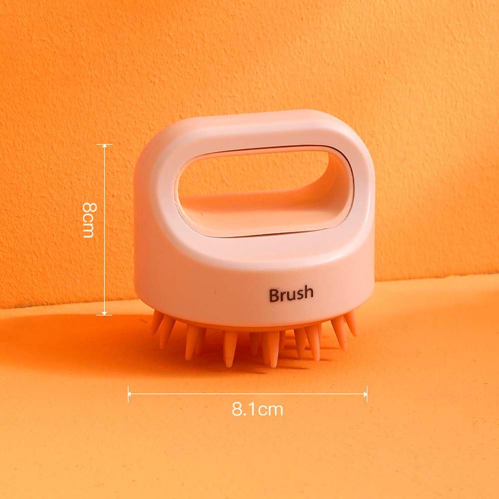 [Hàng mới về] Bàn chải gội đầu silicon mát xa da đầu thoải mái phối màu tương phản đẹp mắt