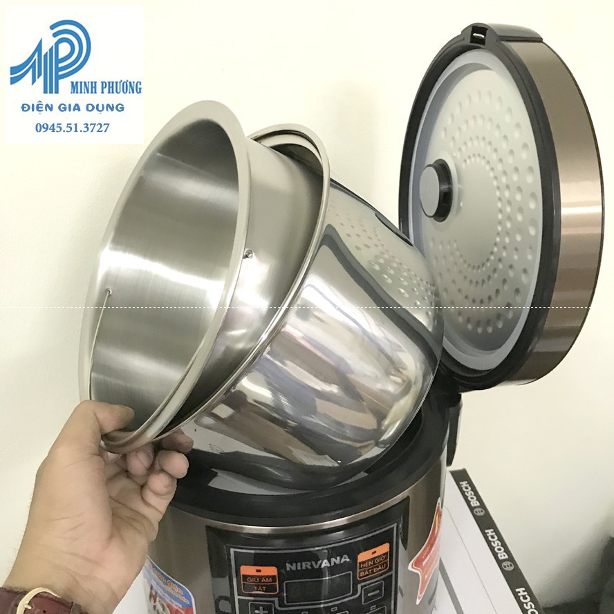 Nồi cơm tách đường Nirvana 1.8 lít bảo hành 12 tháng chính hãng | BigBuy360 - bigbuy360.vn