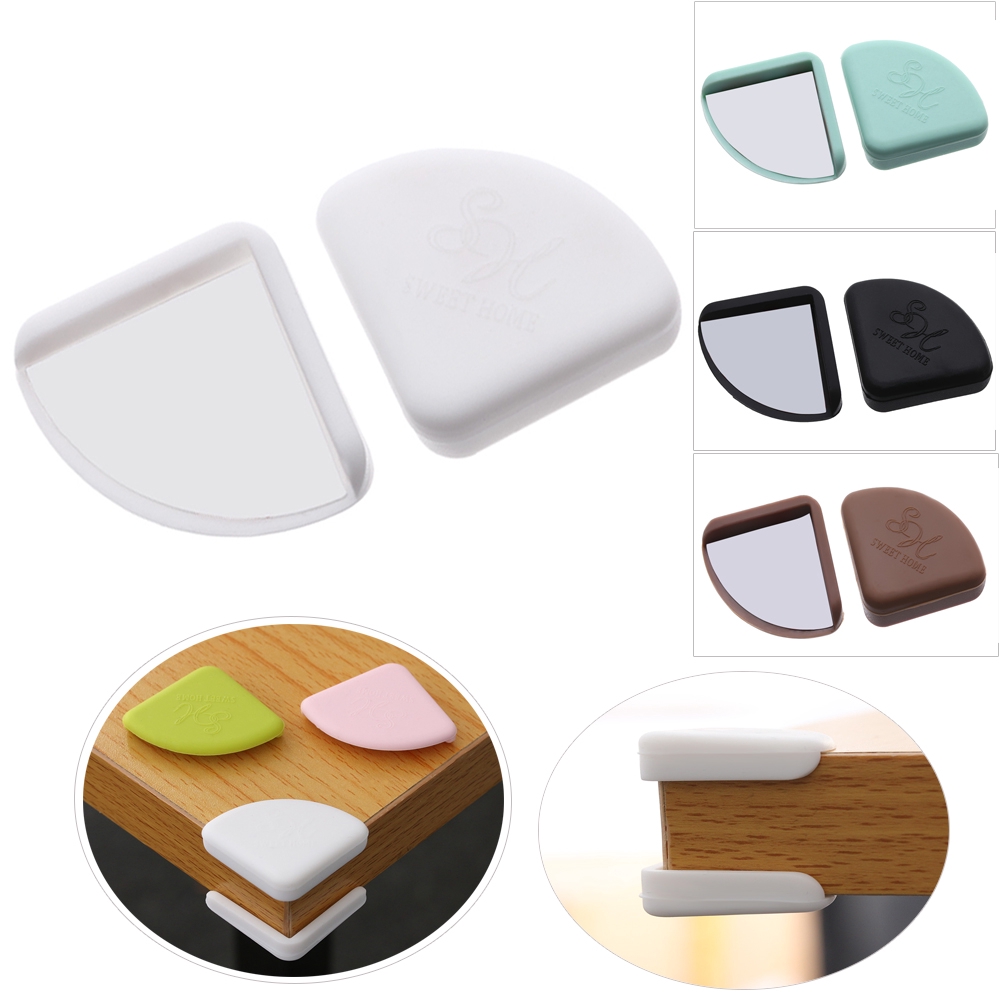 Set 1/ 4 miếng bọc gắn góc bàn bảo vệ an toàn dành cho trẻ em