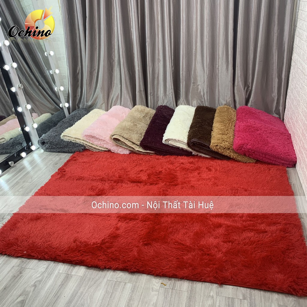 Thảm lông trải sàn Phòng Khách, phòng ngủ và cho quán size 1m8-2m Hàng dày đẹp và k bị rụng lông (Có sẵn)