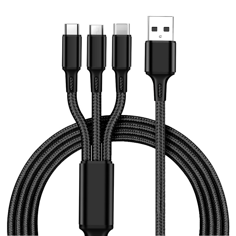 Dây cáp sạc USB Type-C 3 trong 1 dành cho Android