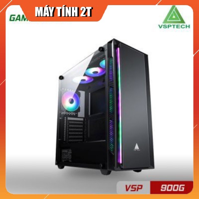 Thùng Máy Case VSPTECH Gaming Space Gate 900G (No Fan) - Mặt Hông Kính Cường Lực - MÁY TÍNH 2T