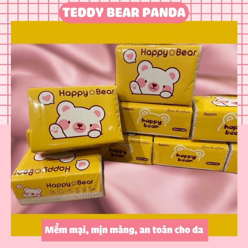 [Combo 24 Gói] Giấy gấu trúc Tre Vàng Happy Bear