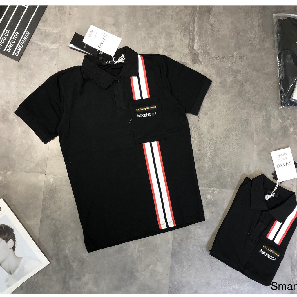 Áo Polo Nam, Áo Thun Cổ Bẻ Phối Túi Khóa Thời Trang Hàn Quốc Chất Liệu Thun Cá Sấu Thoáng Mát - AC105 - Azila | BigBuy360 - bigbuy360.vn