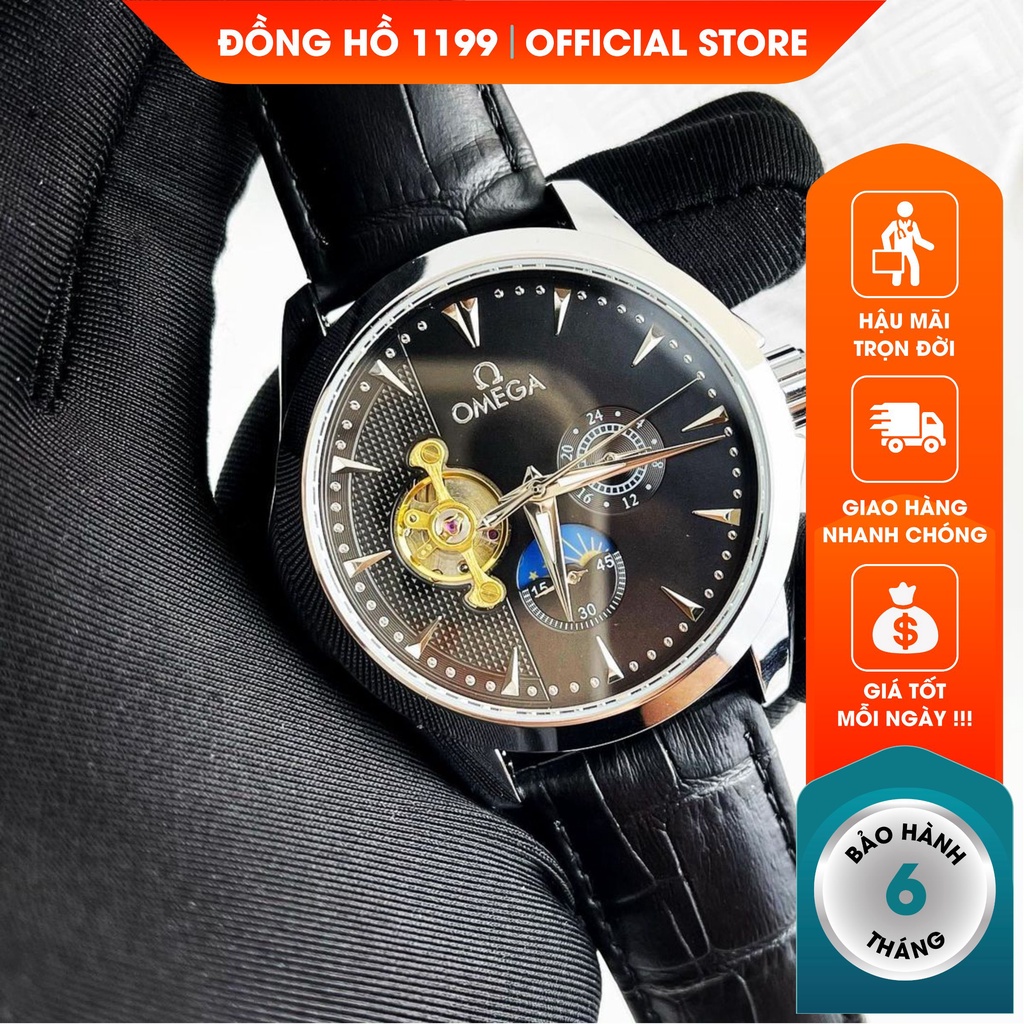 [QUÀ TẶNG]  Đồng hồ cơ - Đồng Hồ Nam Dây Da Chống Nước Chống Xước Máy Chuẩn Chất Liệu Cao Cấp 232JN - 1199 Watches | BigBuy360 - bigbuy360.vn