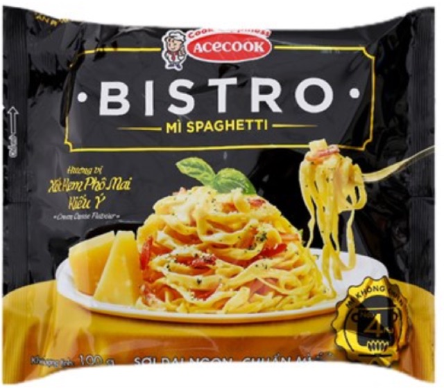Mì Spaghetti Bistro Xốt Kem phô mai gói 100g
