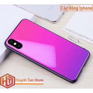 ỐP lưng Iphone X / Iphone 7 / 8 mặt kính đa sắc cầu vồng