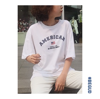 Áo thun seegudinallthings American/ White