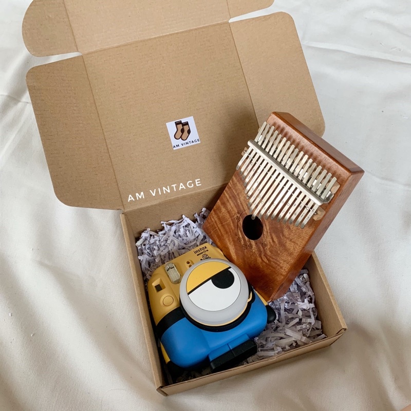 Hộp Quà Tặng Gift Box Giấy Kraft Vintage Đựng Quà Lưu Niệm, Mỹ Phẩm, Nước Ngọt 20x20x8 | BigBuy360 - bigbuy360.vn