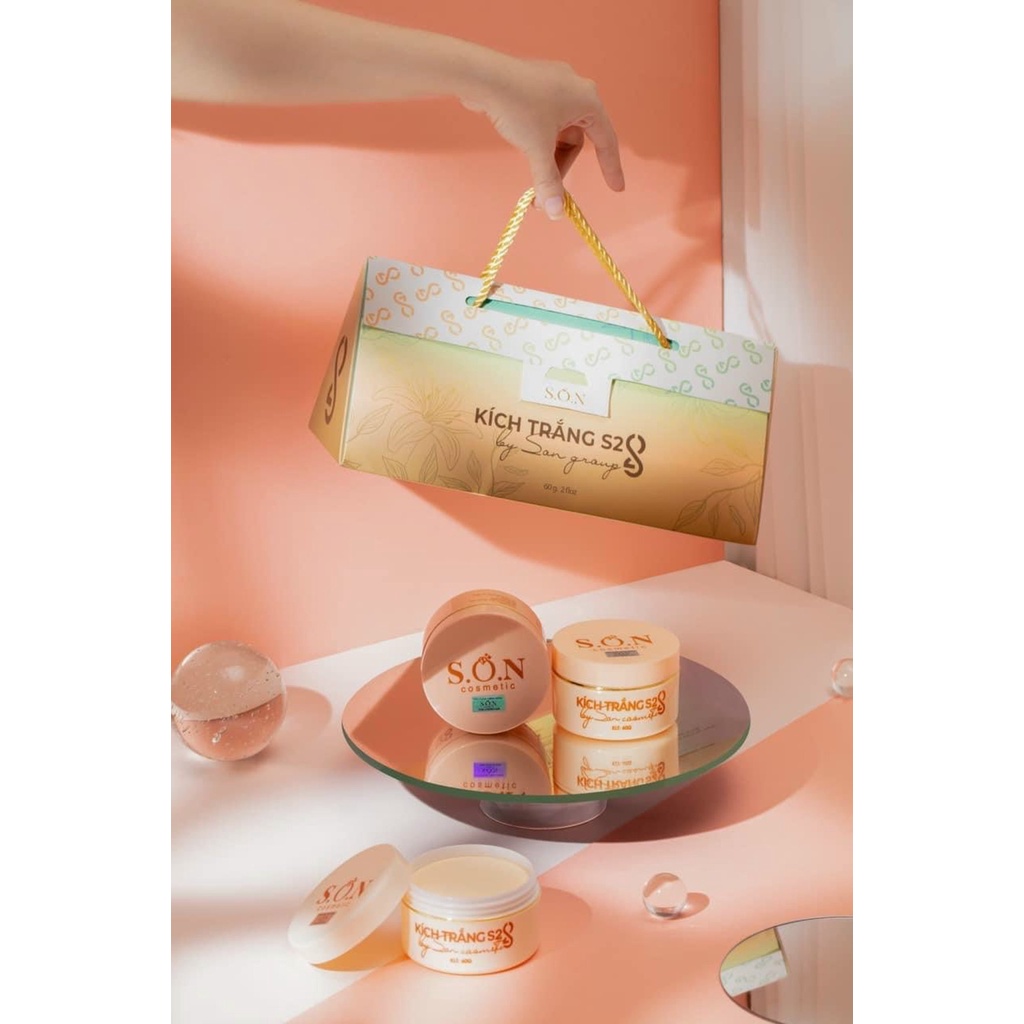 [SET 3 HỘP] KEM KÍCH TRẮNG BODY TAM SẮC S2 S.O.N CHÍNH HÃNG