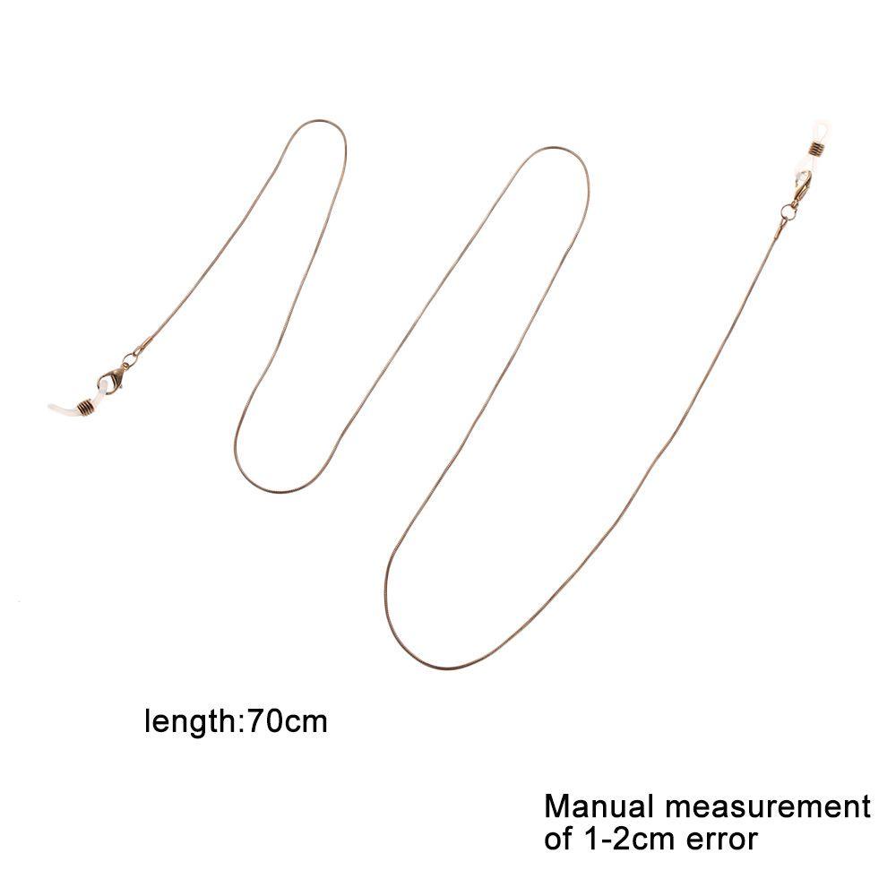 ESPO Dây Đeo Mắt Kính Bằng Kim Loại Màu Vàng / Bạc Ngọt Ngào