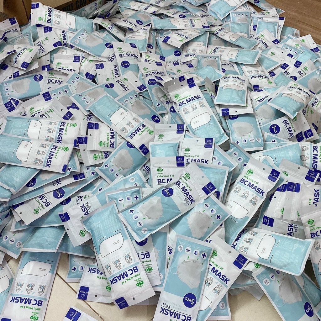 [CHÍNH HÃNG ] 100 chiếc  KHẨU TRANG  KHÁNG KHUẨN 4D KF94 - 4 lớp bảo vệ