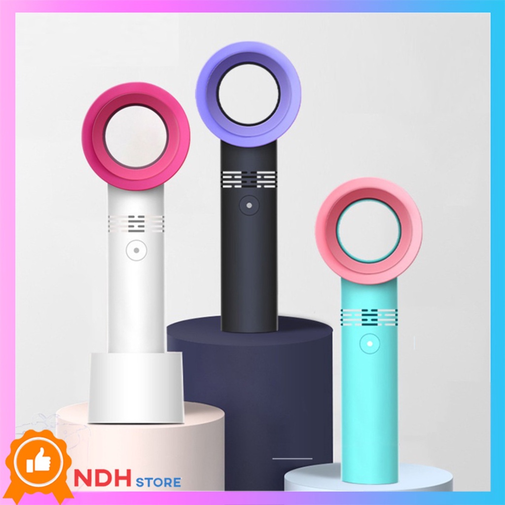 QUẠT CẦM TAY KHÔNG CÁNH ZERO 9 (Nhiều màu) [Quạt sạc, Quạt mini sạc pin, Quạt để bàn]