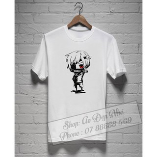 [ CÓ ẢNH THẬT ] Áo thun nam nữ Tokyo Ghoul chibi cotton 65%