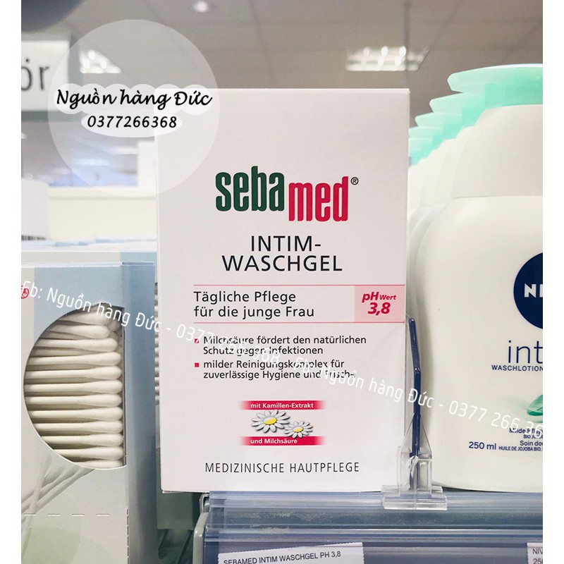 Dung dịch vệ sinh Sebamed cao cấp xách tay Đức - Nguồn hàng Đức