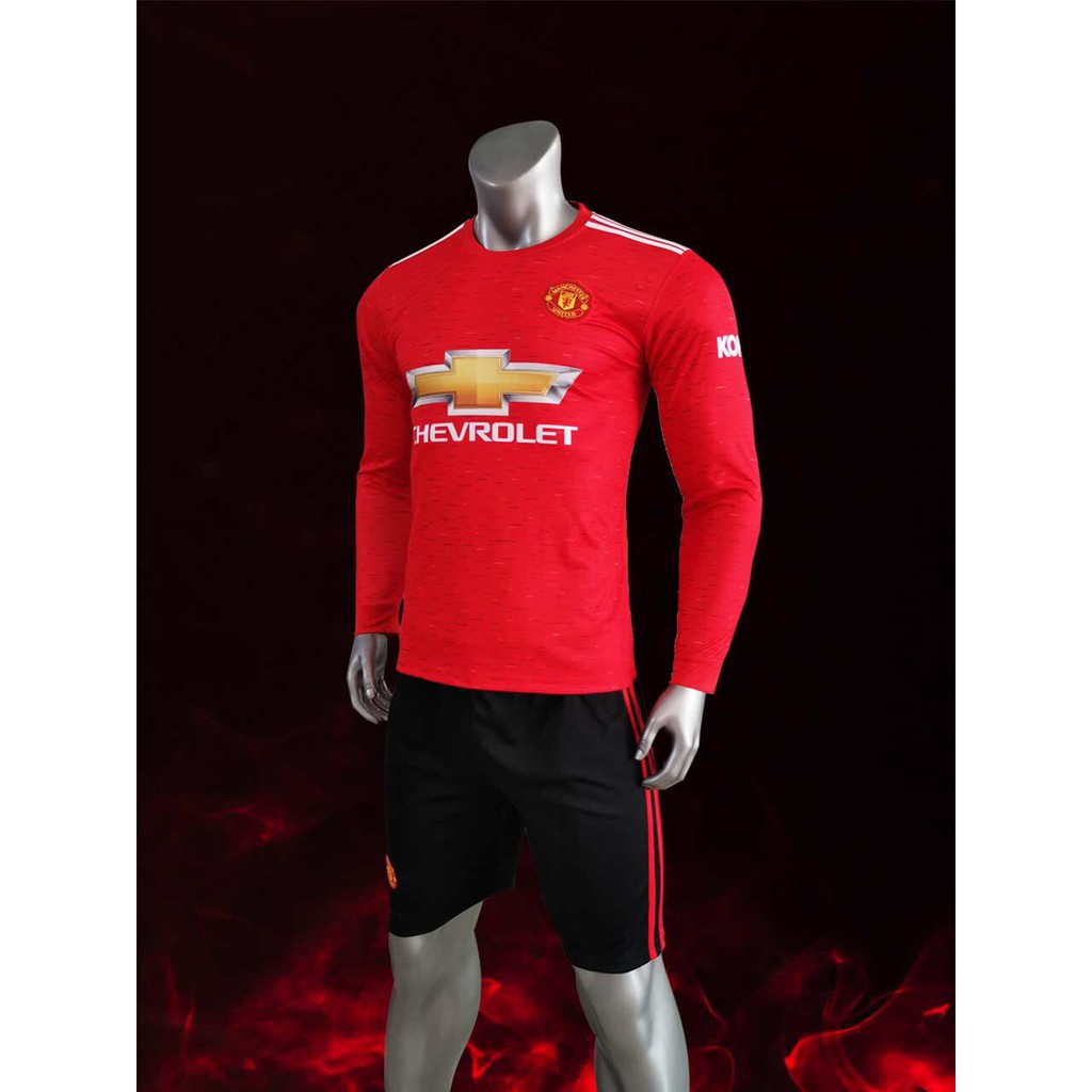 ÁO BÓNG ĐÁ MAN UNITED TAY DÀI, ÁO ĐÁ BANH MAN UNITED TAY DÀI | BigBuy360 - bigbuy360.vn