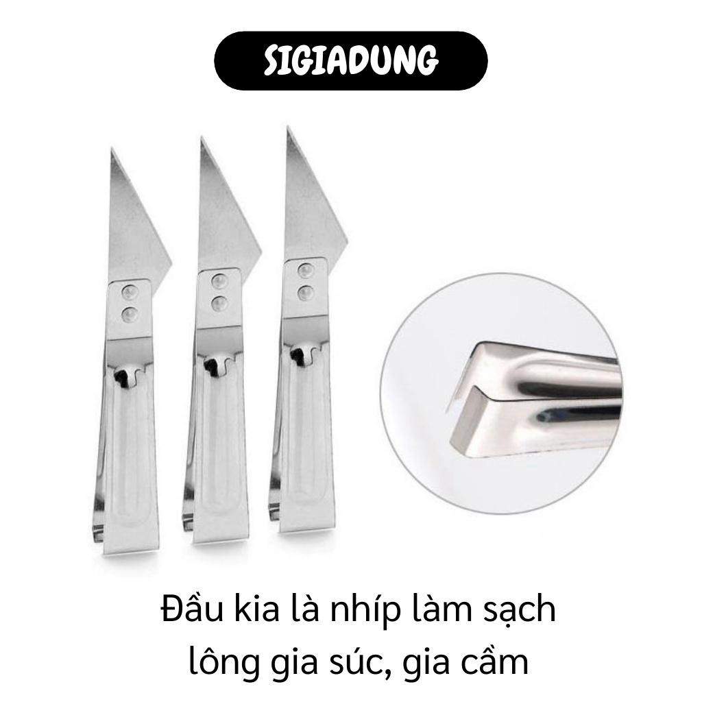 GIÁ SỈ Dụng cụ cạo - nhổ lông gà, vịt, heo 2 trong 1 chất liệu inox sắc bén, tiết kiệm diện tích lưu trữ 5737