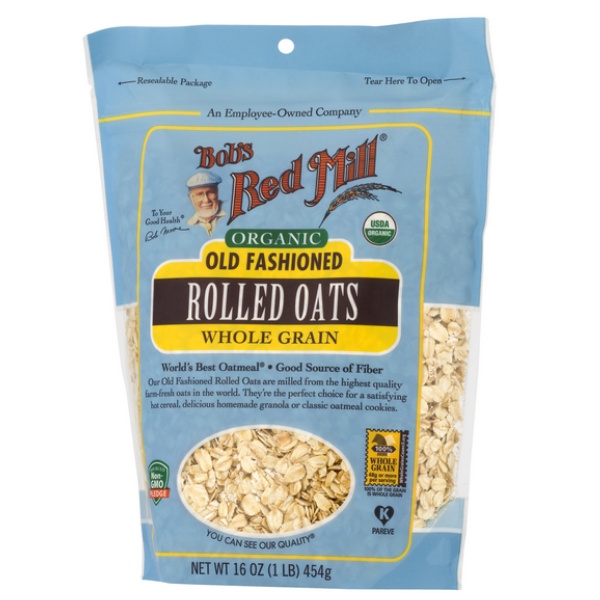 [Chính hãng] [Giá hủy diệt] Yến mạch hữu cơ cán vừa Bob's red mill 454g | Đồ ăn HEALTHY GIẢM CÂN
