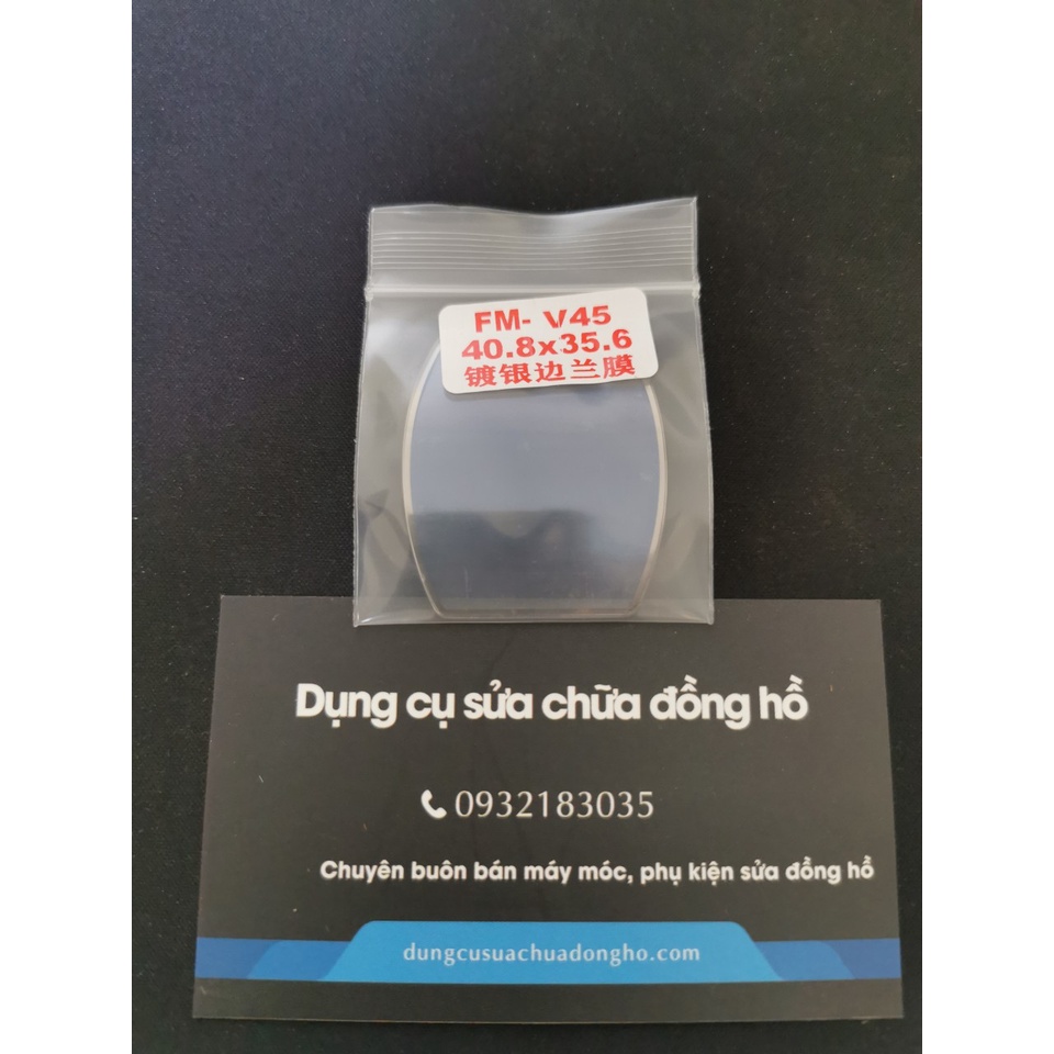 Mặt kính cong bầu dục đồng hồ Franck muller