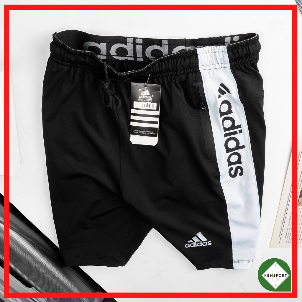 Quần short thể thao nam, chất thun poly 4 chiều co dãn cao cấp thoáng mát - QS45