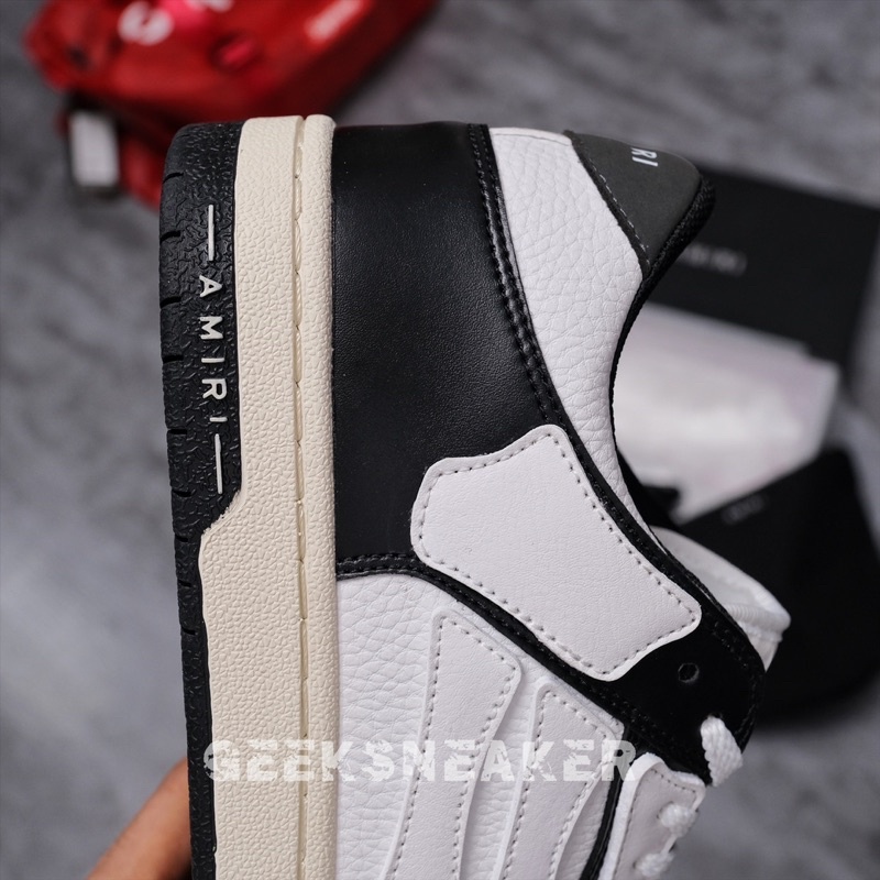 [GeekSneake] Giày Sneaker Cổ Thấp - AMIRI Skeleton low-top sneakers [ Trắng ]