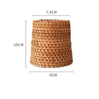 Cốc mây đựng bút, cắm hoa, đựng thìa