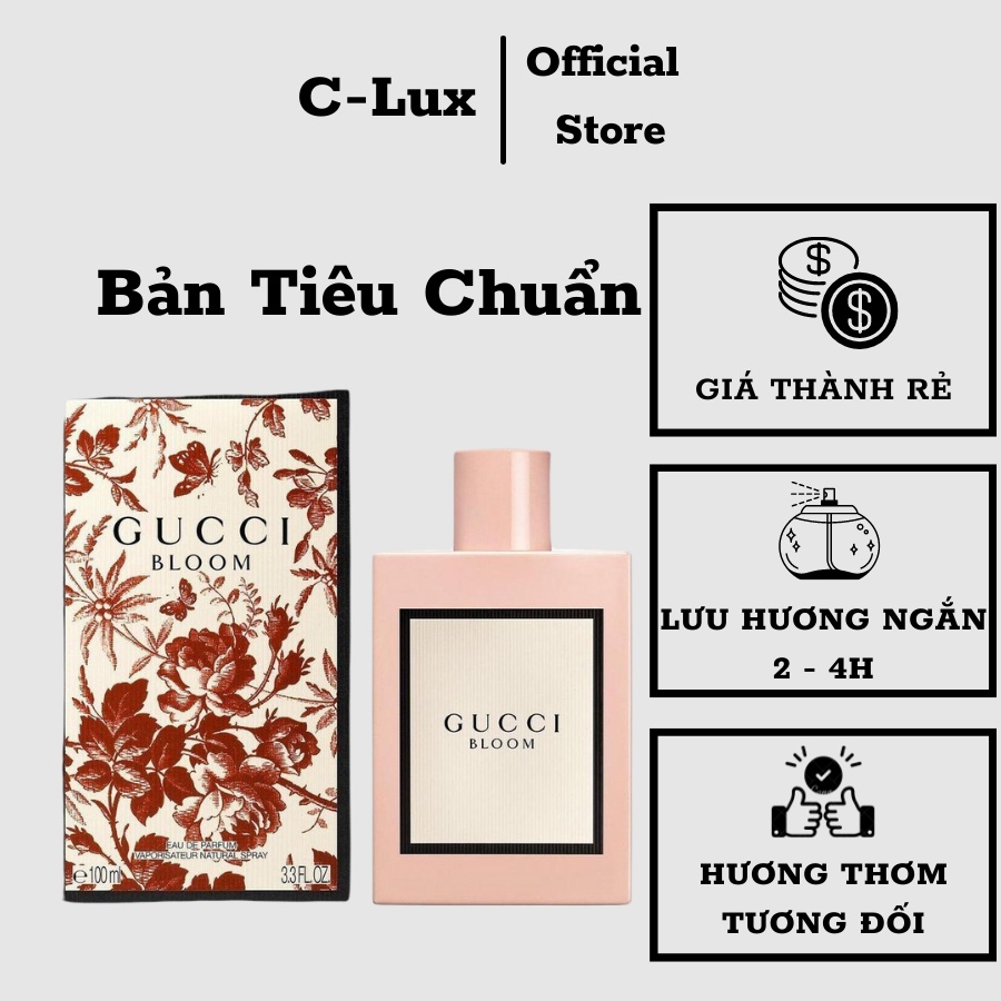 Nước hoa nữ Dầu Thơm Gucci Bloom Lưu Hương Lâu - Nồng độ EDT dung tích 100ml - Hương thơm nữ tính quyến rũ ngọt ngào