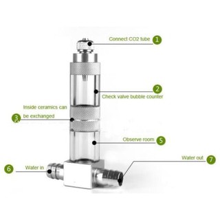 Trộn co2 chữ t mufan cho bể thuỷ sinh