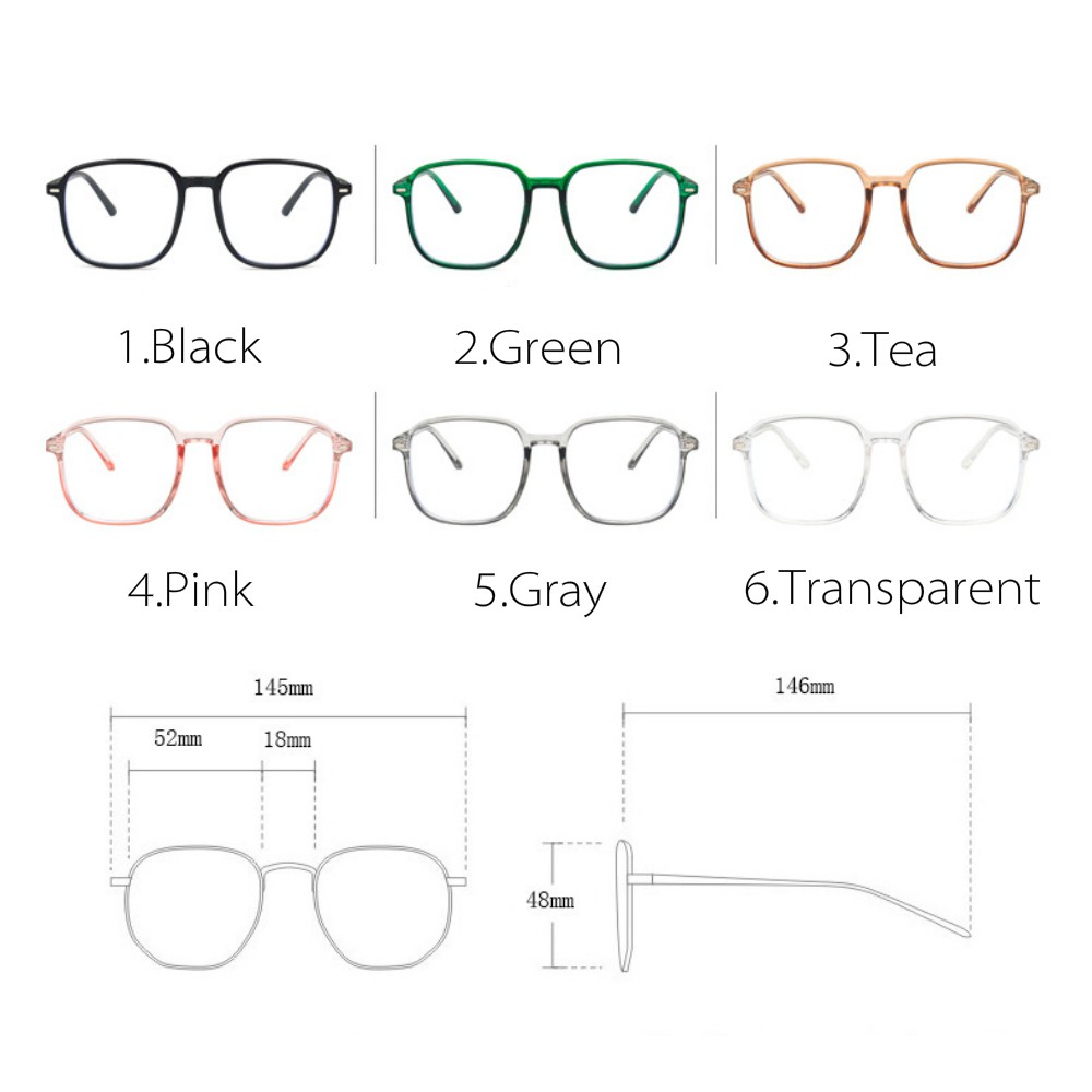 Kính Mát Chống Ánh Sáng Xanh Phong Cách Retro Hàn Quốc Dành Cho Nữ | BigBuy360 - bigbuy360.vn