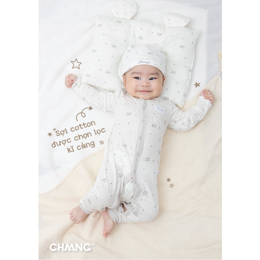 Chaang Body sơ sinh dài tay cúc giữa Dreamy cho bé