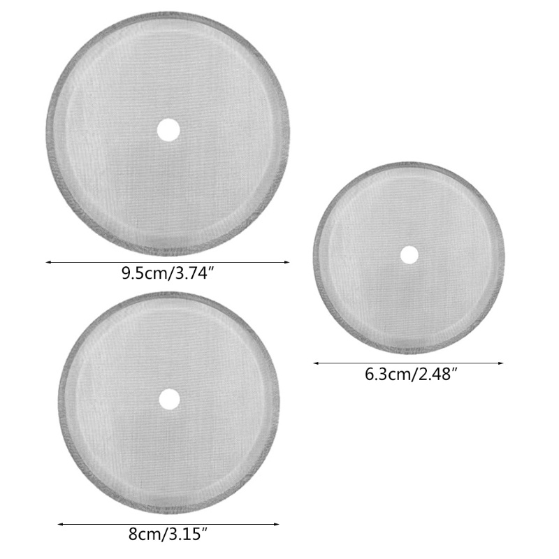 Set 5 Lưới Lọc Cà Phê Bằng Thép Không Gỉ