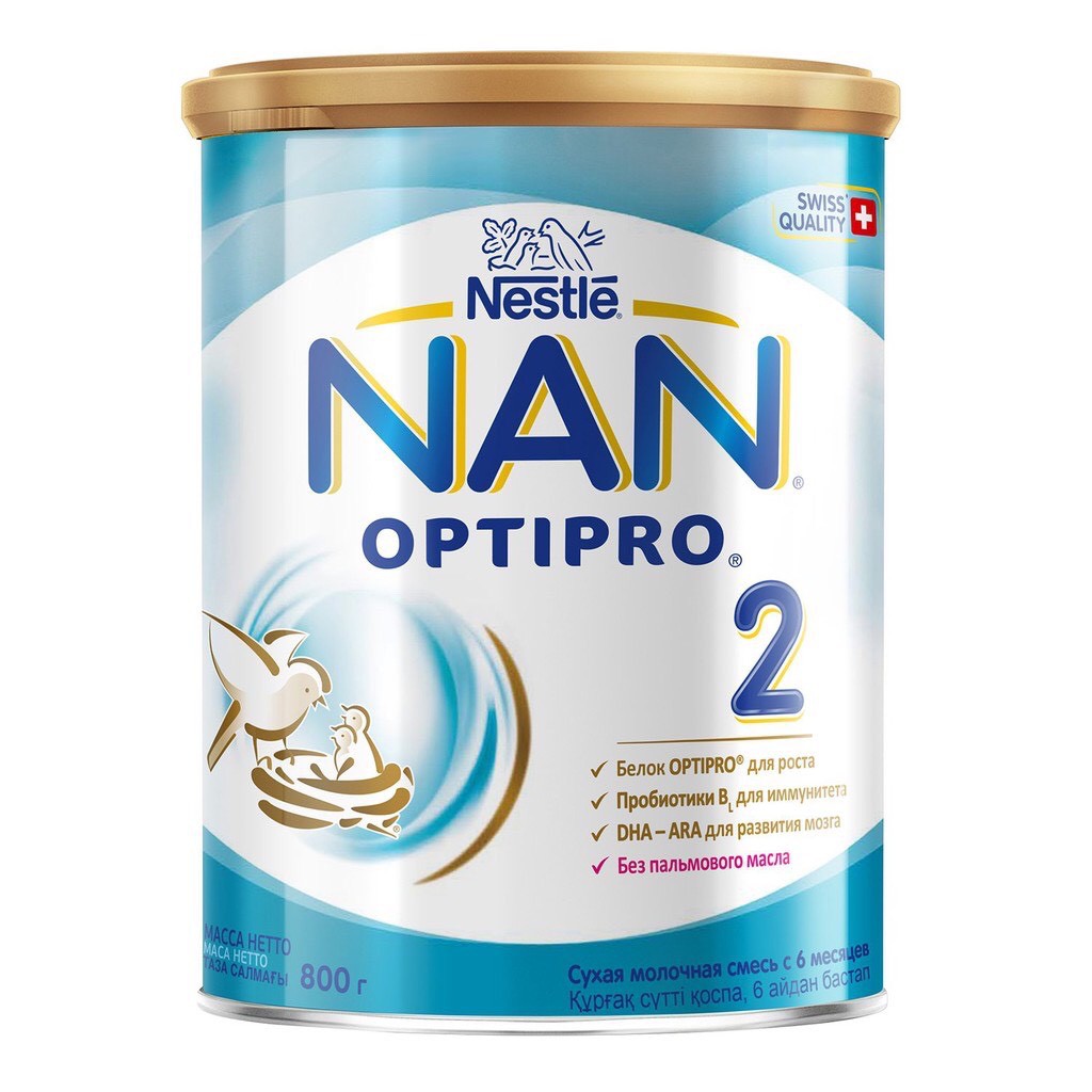 SỮA NAN NGA 800gr ĐỦ SỐ