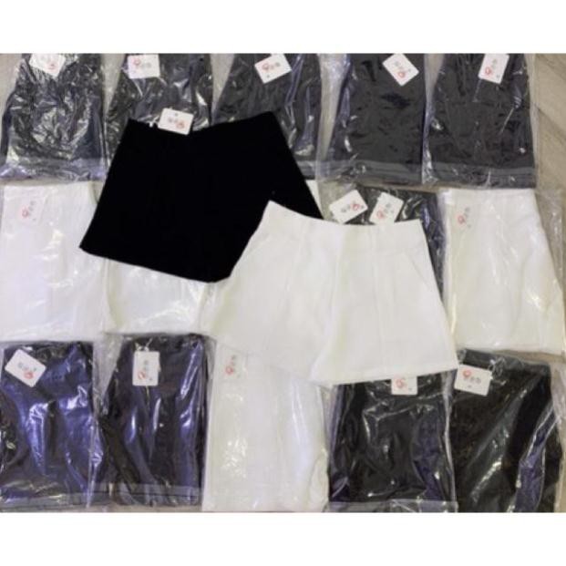 Quần short cạp cao túi vuông