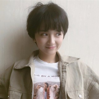 BOBO (Hàng Mới Về) Tóc Giả Ngắn Thẳng Tự Nhiên Phong Cách Hàn Quốc Cho Bé Trai Gái