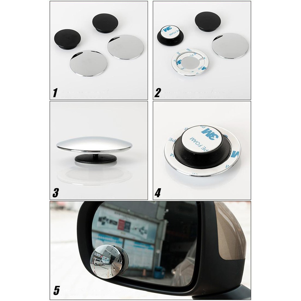 Bộ 2 gương chiếu hậu quan sát dùng cho xe hơi