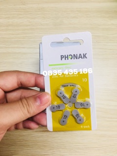 (Hàng về) Pin Máy Trợ Thính-Pin A10 Phonak