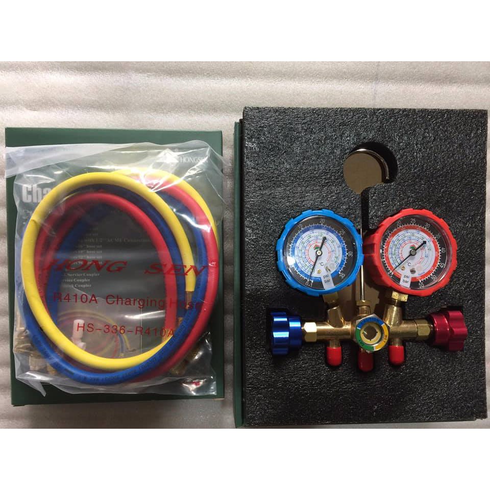 Đồng hồ gas đôi Hongsen HS-536G-R410A