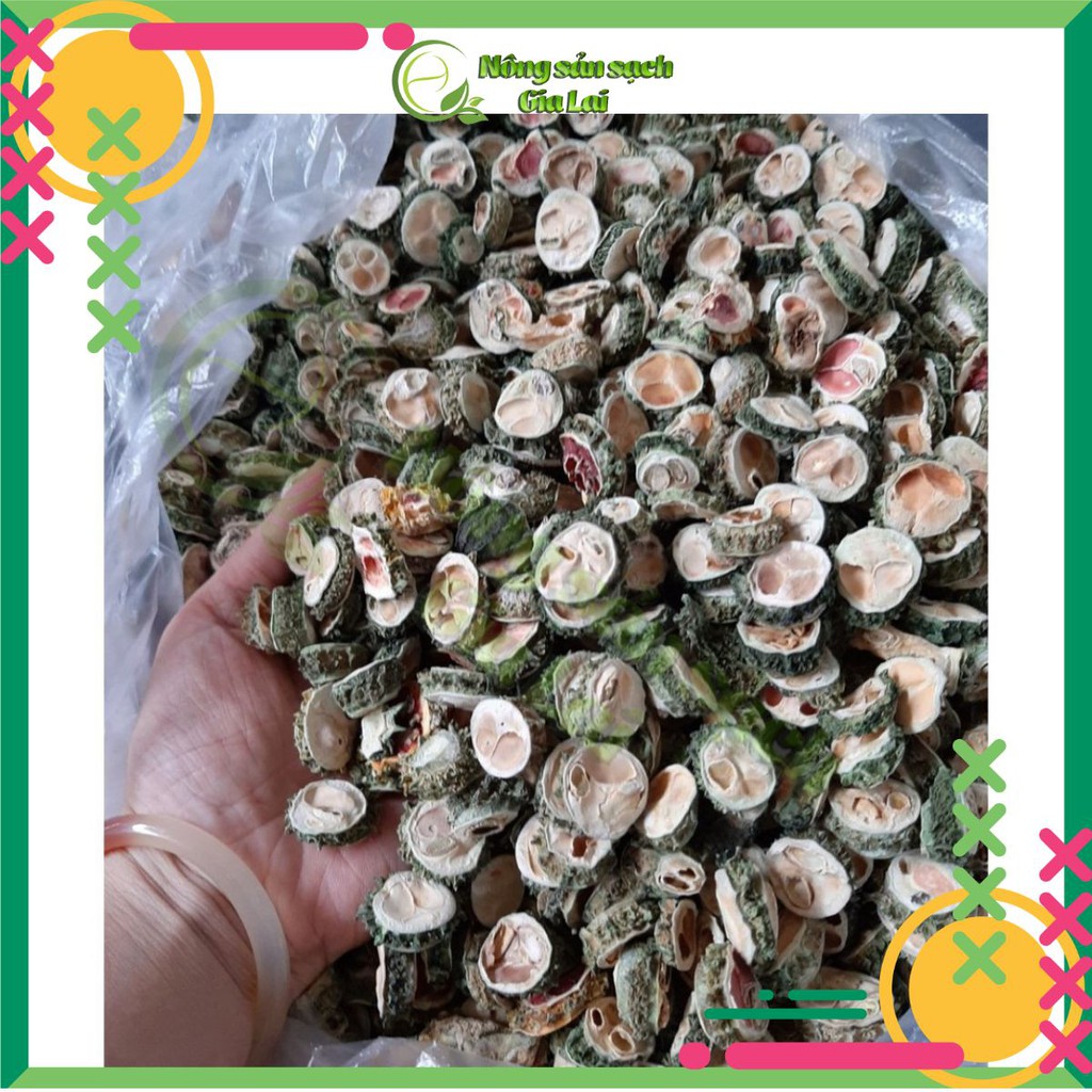 1kg Khổ qua rừng mướp đắng rừng loại nguyên quả và thái lát sấy khô