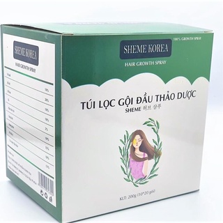 túi lọc dầu gội thảo dược sheme