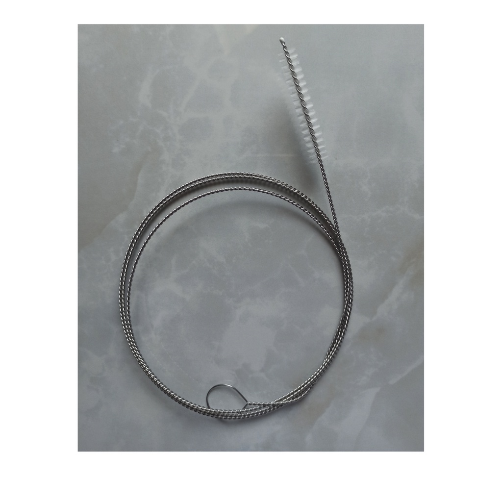 Cọ rửa vệ sinh dây truyền enema, dây cọ ống thí nghiệm, dây hút sữa 100 cm  , bền chắc, đầu lông cọ dễ làm sạch