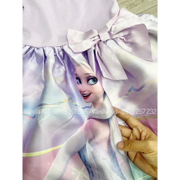 Váy Elsa dư xịn bé gái