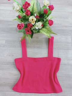 ÁO CROPTOP 2 DÂY( ảnh thật trải sàn)