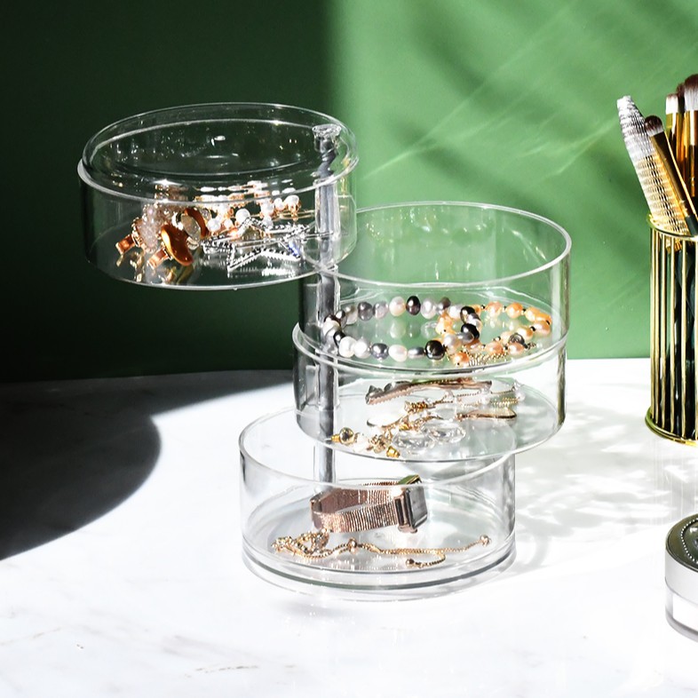 Hộp nhiều ngăn đựng trang sức tiện dụng