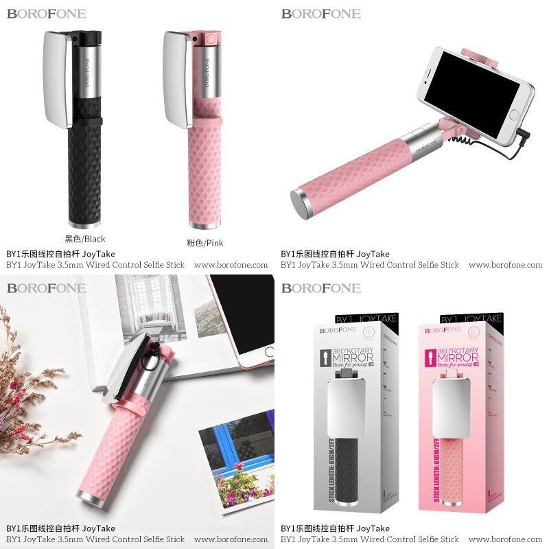 gậy chụp ảnh tự sương Selfie (có gương)dùng cho tất cả điện thoại kết nối qua tai nghe 3.5mm