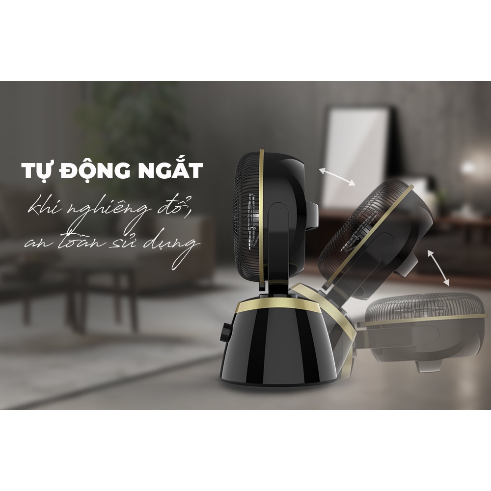 Quạt sưởi Carbon Sunhouse SHD7008, Công suất 800W, Xoay 4 chiều, Công nghệ hiện đại chống chói, Bảo hành 12 tháng