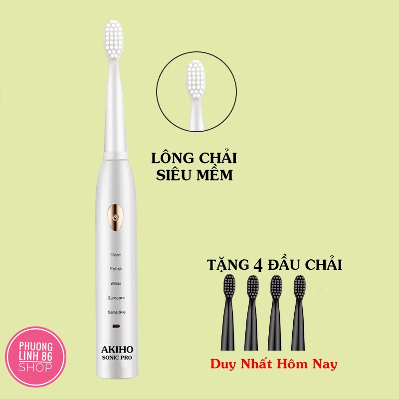 Bàn chải đánh răng điện 5 chế độ cho bé